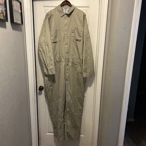 Volcore FR Coveralls Workwear Bibs Utility Biege Tan Flame Resistant 2XL
